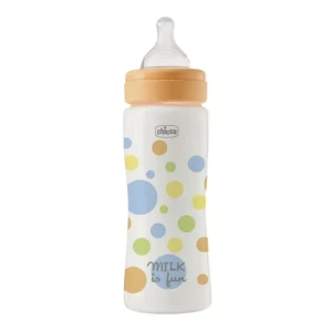 Chicco Perfect Easy Orange Baby Bottle 4m+ 330ml