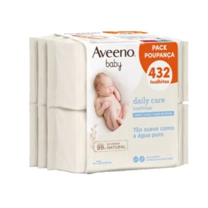 Aveeno Baby Pack Cleaning Wipes 6x72