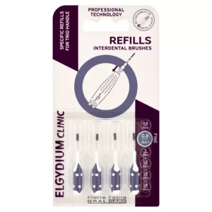 Elgydium Clinic Refills Purple Interdental Brush x4