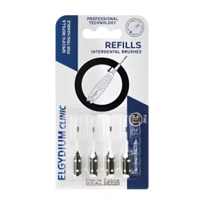 Elgydium Black Interdental Brush Refills x4