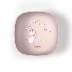 Chicco Bowl With Lid Pink 6m+
