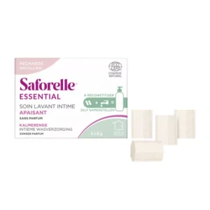 Saforelle Essential Cleansing Care Bar Refill 4x6g