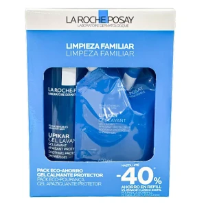 La Roche-Posay Eco-Savings Lipikar Gel Cleansing Set + Refill