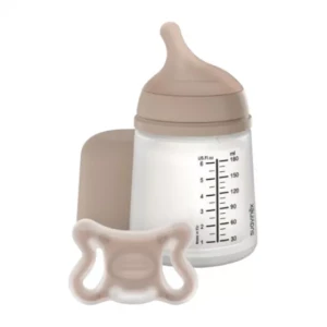 Suavinex ZeroZero Pack Baby Bottle + Pacifier Pink +0m