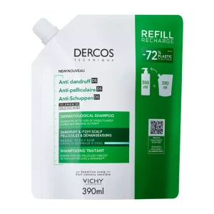 Dercos Anti-Oily Dandruff Shampoo 390ml   Refill