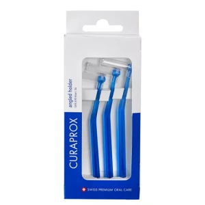 Curaprox Angled Holder UHS 470 Blue X3 Units.