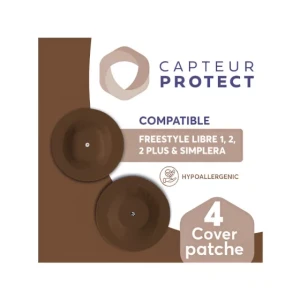Capteur Protect Dark Brown Cover Patches x4
