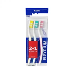 Elgydium Basic Soft Brush Kit x3