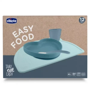 Chicco Easy Food Feeding Set Blue +12m