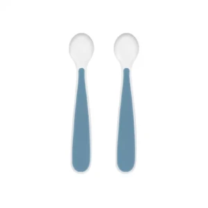 Chicco Softly Spoon Blue 6m+ x2