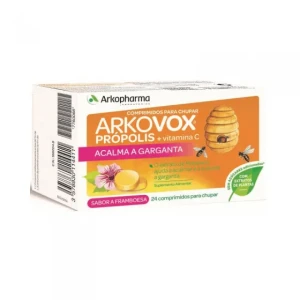 Arkopharma Arkovox Propolis + Vitamin C Raspberry Tablets x24