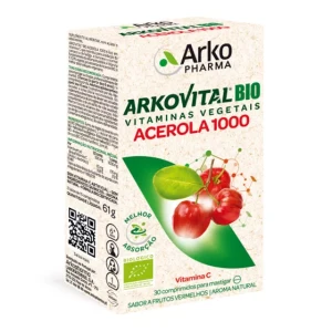 Arkopharma ArkoVital Bio Acerola 1000 Vegetable Vitamins x30 Tablets