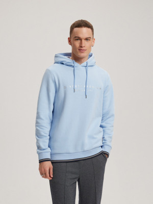 Bluza męska PRM HD 023 B1578 - niebieska