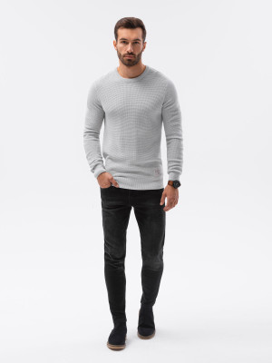 Sweter męski - jasnoszary V5 E185