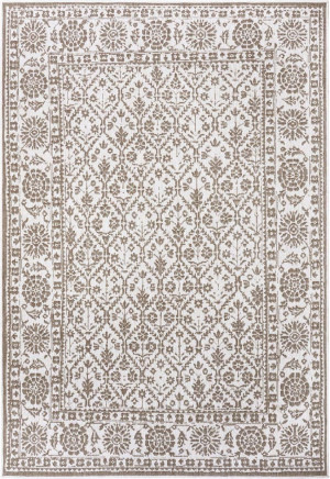 Dywan dwustronny, płasko tkany, sznurkowy, zewnętrzno-wewnętrzny Bougari Curacao,brązowy 120x170