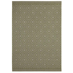 Dywan zielony płasko tkany sizal, zewnętrzno-wewnętrzny Hanse Home 80x150