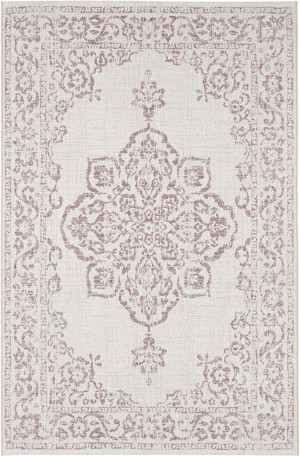 Dywan beżowo-różowy płasko tkany sizal, zewnętrzno-wewnętrzny Hanse Home 80x150