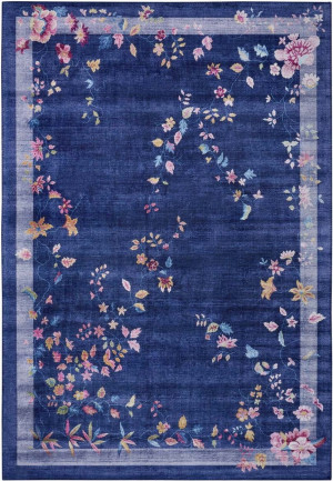 Dywan orientalny do salonu 80x150cm Hanse Home Gloriosa, wielokolorowy płasko tkany wzór w kwiaty