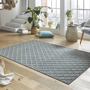 Ekskluzywny chodnik z wiskozy, tłoczony efekt 3D. kolor zielony MINT RUGS Danton 80x125cm