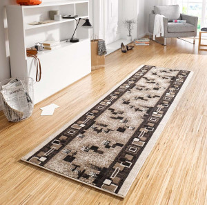 Chodnik z miękkim krótkim włosem, kolor brązowy Hanse Home 80x300cm