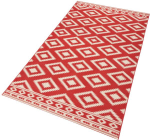 Chodnik z miękkim krótkim włosem, kolor czerwony Hanse Home 80x300cm