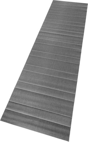 Chodnik płasko tkany sizal, zewnętrzno-wewnętrzny szary Hanse Home 80x300cm