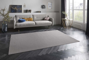 Ekskluzywny chodnik z wiskozy, tłoczony efekt 3D. kolor szary Mint Rugs Alagnon 80x250cm
