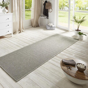 Chodnik płasko tkany sizal, zewnętrzno-wewnętrzny szary Hanse Home 80x350cm