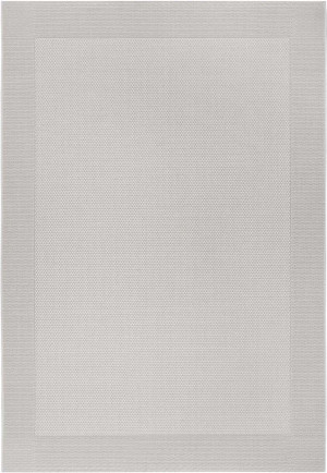 Dywan szary płasko tkany sizal, zewnętrzno-wewnętrzny Tapeso Vena 200x290cm