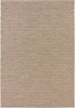 Dywan brązowy płasko tkany sizal, zewnętrzno-wewnętrzny Elle Decor Caen 80x150cm
