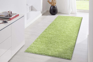 Chodnik typu shaggy 80x300cm,kolor zielony Tapeso!