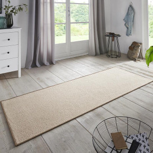 Chodnik ANTYPOŚLIZGOWY! z miękkim krótkim włosem,kolor brązowy 80x400cm Hanse HOME