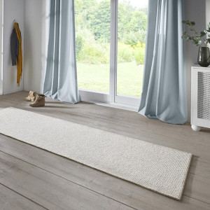 Chodnik z miękkim krótkim włosem,kolor kremowy 80x450cm Hanse HOME