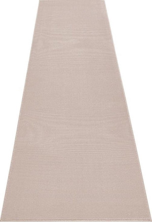 Ekskluzywny chodnik z wiskozy, tłoczony efekt 3D. kolor kremowy ELLE DECOR ALAGNON 80x250cm