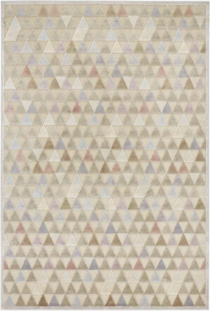 Ekskluzywny chodnik z wiskozy, tłoczony efekt 3D. kolory pastelowe ELLE DECOR Aisne 3d 80x250cm