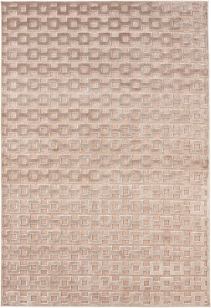 Ekskluzywny dywan z wiskozy, tłoczony efekt 3D. kolor brązowy,MINT RUGS BOUTON 200x300cm