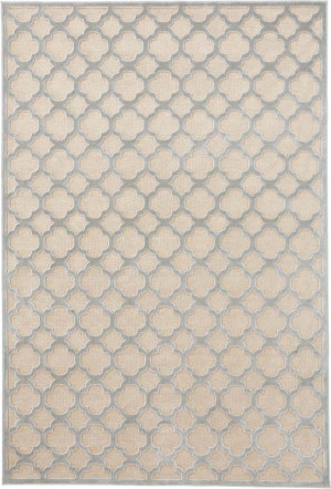 Ekskluzywny dywan z wiskozy, tłoczony efekt 3D.Kolor beżowy. MINT RUGS BRYON 120x170 cm