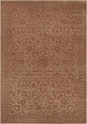 Ekskluzywny dywan z wiskozy, tłoczony efekt 3D. Kolor brązowy MINT RUGS BLAVET 160x230cm