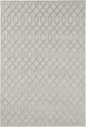 Ekskluzywny dywan z wiskozy, tłoczony efekt 3D. Kolor beżowy MINT RUGS CAINE 200x300cm