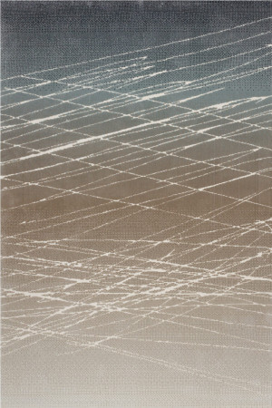 Gruby, tani, miękki dywan nowoczesny, beżowo-szary 160x230cm