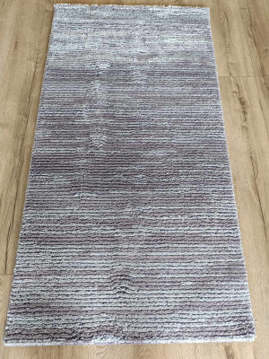 Gruby, tani, miękki dywan nowoczesny, fioletowy 120x170cm