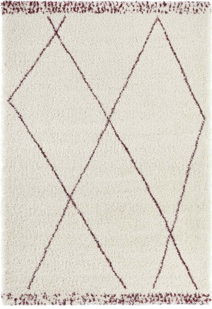 Kremowo-brązowy gruby dywan SHAGGY, boho Mint Rugs Roha 160x230cm