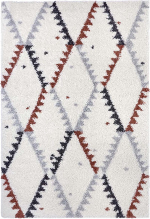 Kremowo-szary gruby dywan SHAGGY, boho Mint Rugs Lark 80x150cm
