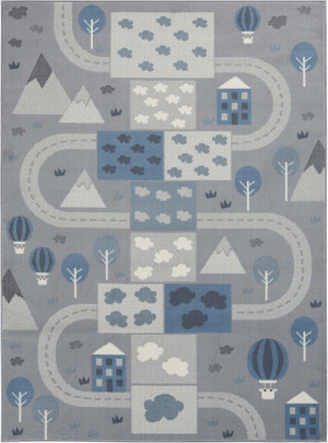 Dywan dziecięcy niebieski. CHMURKI- HANSE HOME 160x230cm