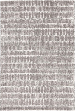 Szary gruby dywan SHAGGY, wzór boho, Mint Rugs Stella Nova 80x150cm