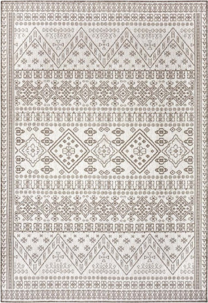 Dywan beżowy, dwustronny, płasko tkany na taras, Bougari Doha 120x170cm
