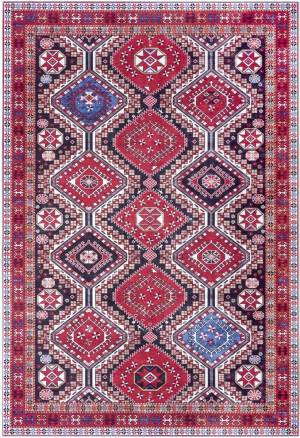 Czerwony orientalny dywan, Elle Decoration 200x290cm