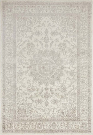 Dywan tradycyjny z wiskozy beżowy, wzór klasyczny z domieszką bawełny 160x230cm Tapeso Tabriz