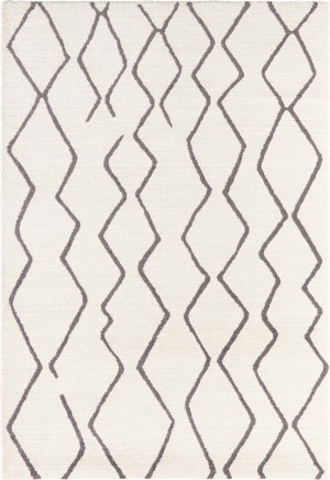 Kremowy gruby dywan SHAGGY, Elle Decor Vienne 120x170cm
