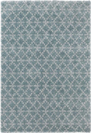 Niebiesko-kremowy gruby dywan SHAGGY, Mint Rugs Cameo 120x170cm